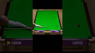 Ebdon's great double snooker shot