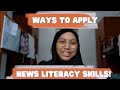 How to Apply News Literacy Skills