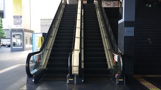 【JR京都駅】京都劇場 屋外左にある昇り エスカレーター【Escalator】駅ビル Kyoto