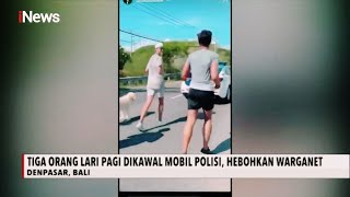 Viral Mobil Patroli Polisi Kawal 3 Pria Jogging di Bali - iNews Sore 17/10