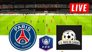 Pays De Cassel vs Psg | Coupe De France 2023 | Psg Match Today | Pes 21 Gameplay