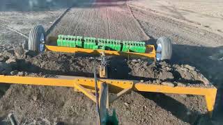 John Deere 5125R pulling a Garfield 12ft Dirt Drag / speed mover