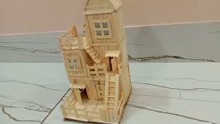 how to make ice cream stick house। an amazing stick house।