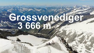 GROSSVENEDIGER (3 666 m) climb with Drone via Kursinger hut