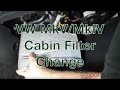 VW MkV/MkVI Cabin Filter Change How-to