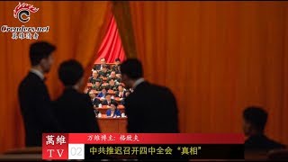 中共推迟召开四中全会“真相”（《万维博评》 20181102）