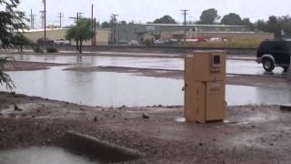Hurricane rain hits southern New Mexico