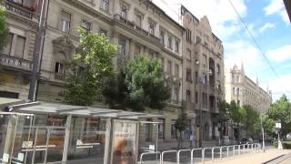 Budapest Tram 18 Ride from Savoya Park to Széll Kálmán tér