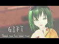 【mmd】 gift gumi めんぼう式 【めんぼう式まつり2022】