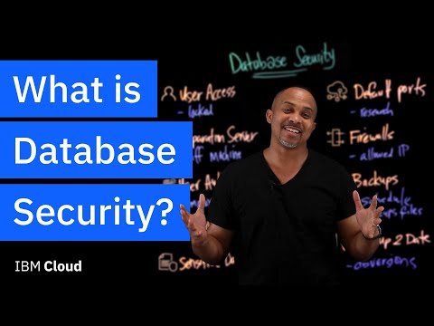 What is database security?