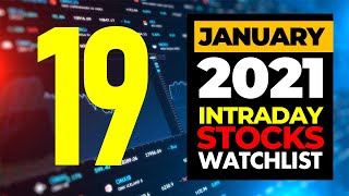 #576 Intraday Stock Watchlist I Intraday Stocks For Tomorrow I 19 January 2021