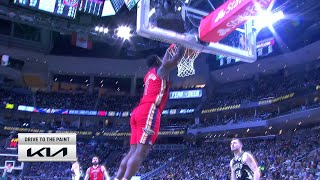 Pelicans Stat Leader Highlights: Zion Williamson with 23 points vs. Milwaukee Bucks 1/27/24