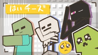 【手描き】はいチーズってグッとするマイクラ【Minecraft】