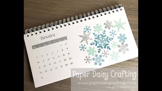 2022 Create A Calendar #1 - Snowflake Wishes for January