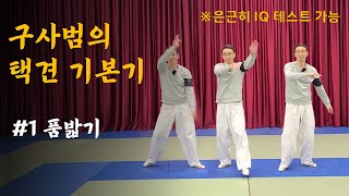 택견 기본기 배우기 #1 기본 스텝 품밟기 빠르게 배우기 [Trying Taekkyeon basic step]