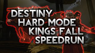 Destiny: World Record Kings Fall Raid HM Speedrun [30:48]