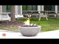 Moderno II Gas Fire Bowl by Prism Hardscapes