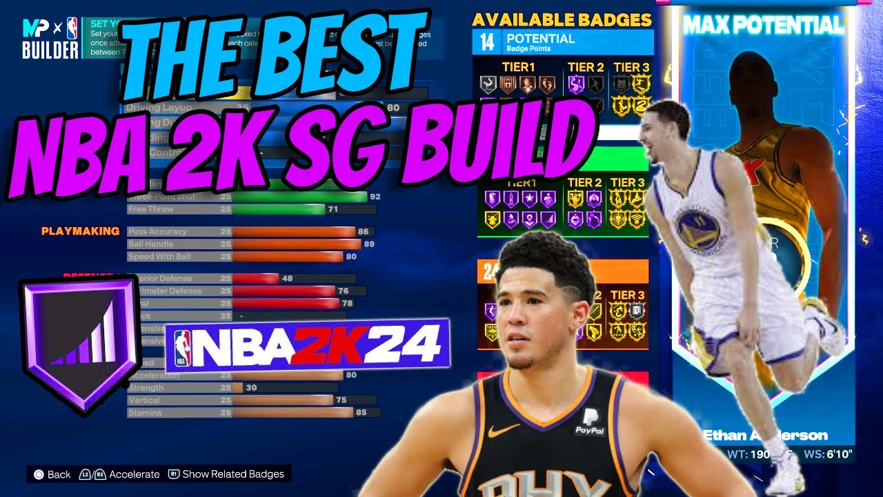 THE BEST CURRENT GEN NBA 2K24 SHOOTING GUARD BUILD - YouTube