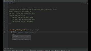 Amazon CodeWhisperer - Parse Addresses from CSV and Validate Postal Code with RegEx - Python