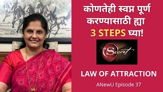 कोणतेही स्वप्न पूर्ण करण्यासाठी ह्या ३ steps घ्या - Law of Attraction - Ask and it is given