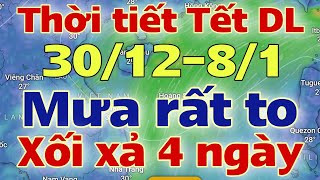 Dự báo thời tiết mới nhất ngày mai 30/12/2024 | dự báo bão mới nhất | thời tiết 3 ngày tới