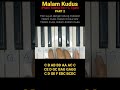 Malam Kudus Piano Tutorial #shorts #piano #tutorial #malamkudus #oholynight #christmas #natal #song