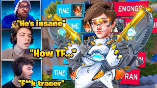 Killing Streamers with Tracer in Overwatch 2 w/ reactions