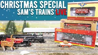 Hornby Christmas Tree Wagon Unboxing | Sam's Trains Live Christmas Special