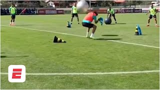 Brazil training or dodgeball competition? | #Shorts | ESPN FC