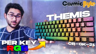 Cheapest Per-Key RGB 60% Mechanical Gaming Keyboard | Cosmic Byte Themis | CB-GK-21