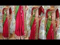 maharani style saree draping | maharani style saree perfectly in just 6 minutes