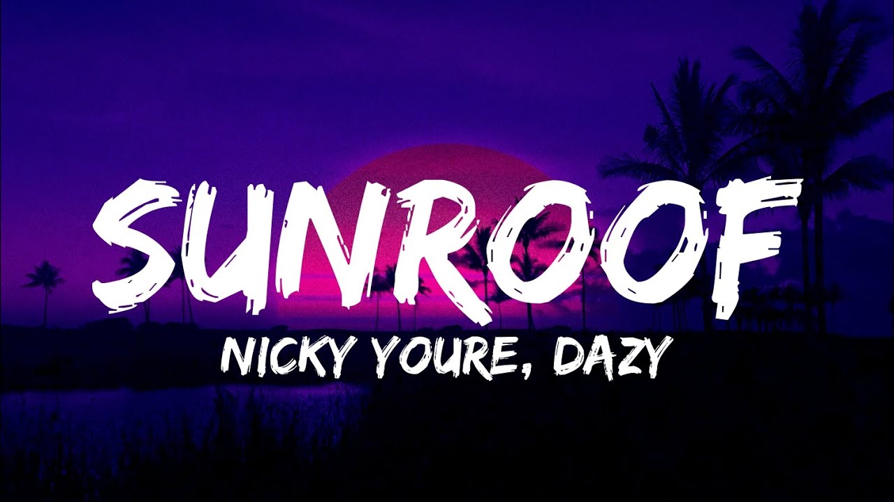 Nicky Youre, Dazy - Sunroof (Official Lyrics Video) - YouTube