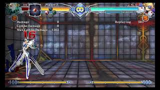 BBCF2 Mu-12 Croner Throw Combo, With an Anti-Roll DP Safe Setup