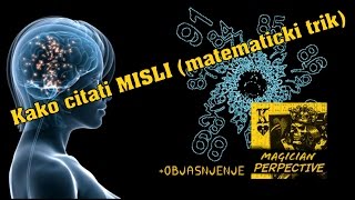 Kako citati MISLI (matematicki trik)+OBJASNJENJE  ||Magician Perspective||