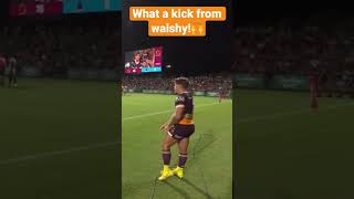 Outstanding and yet accidental kick from Reece Walsh