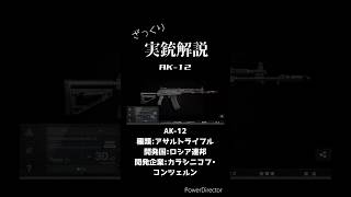 ざっくり実銃解説その④“AK-12” #ak12 #kalashnikov #ak #アサルトライフル #銃 #実銃解説 #カラシニコフ