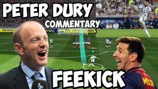 Mesmerizing Messi Free-Kick | Incredible Peter Dury Commentary | Must-See @play_efootball