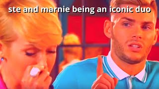 ste and marnie being an iconic duo for 4 minutes and 25 seconds