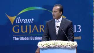 Anil Ambani Speech during Inauguration of Vibrant Gujarat Summit 2013