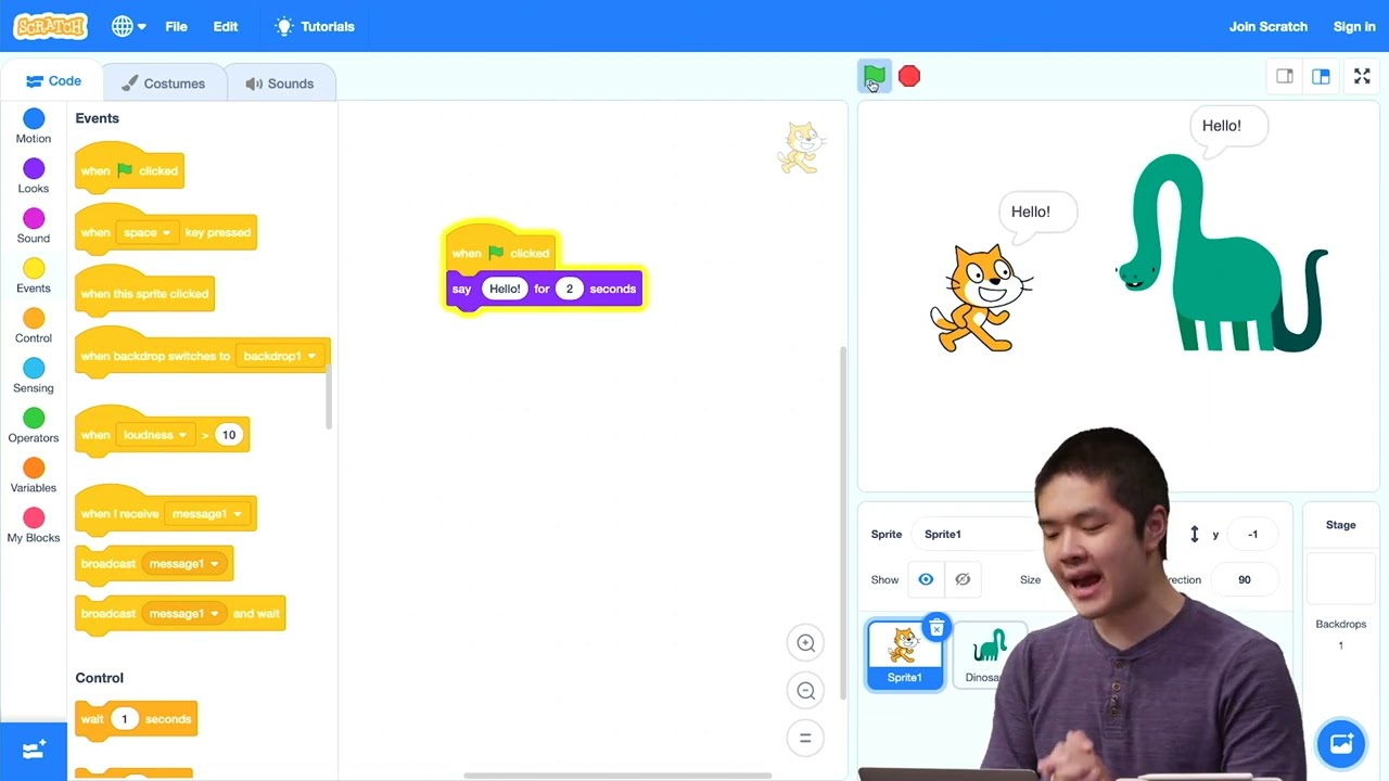 Events - Lecture 3 - CS50's Introduction To Programming With Scratch ...