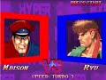 Hyper Street Fighter II Remix CE Bison Run 1 Level 8/Hardest Settings  ハイパーストリートファイターII