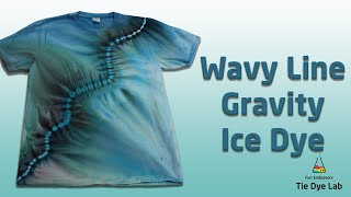 Tie Dye Designs : Wavy Line Gravity Dye