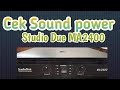 cek sound power Studio Due MA2400