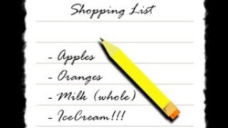 Simple shopping list in HTML using Free JavaScript Editor