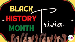 Black History Month Trivia and Games for Kids | QUIZ yourself!! Test your knowledge.