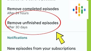 Google Podcast | Remove unfinished episodes ?