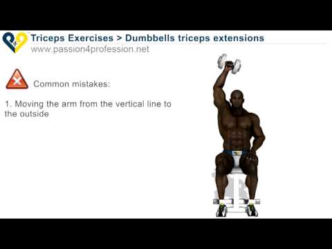 Dumbbells triceps extensions Video Dailymotion Dumbbells triceps extensions Video Dailymotion