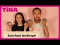 VOGELVOER ETEN?! | BABYFOOD CHALLENGE met Gioia en Megan | Tina