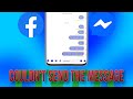 Messenger Couldn't Send the Message? Fix It Fast! || Tech Wash