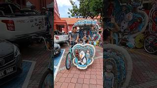 Colourful rides #malaysia #malacca #melaka #travel #shorts #ride #cycle #fun